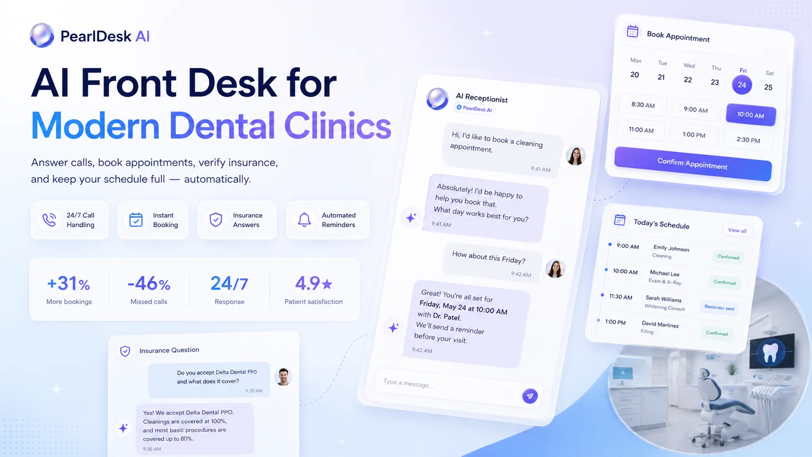 Brightway Dental — AI front desk chat